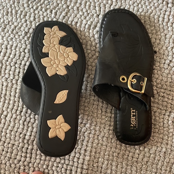 Black Born Sandals I very good condition - Picture 2 of 2